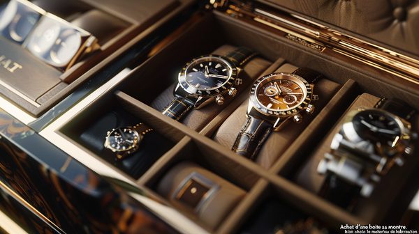 Achat d'une boite à montre : bien choisir le matériau de fabrication